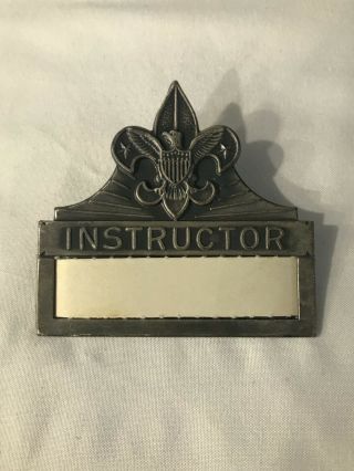 Rare Vintage Bsa Boy Scouts Instructor Pin