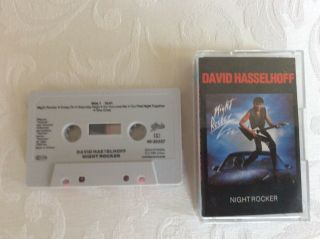 David Hasselhoff Night Rocker Cassette1984 Rare - Knight Rider Baywatch 3