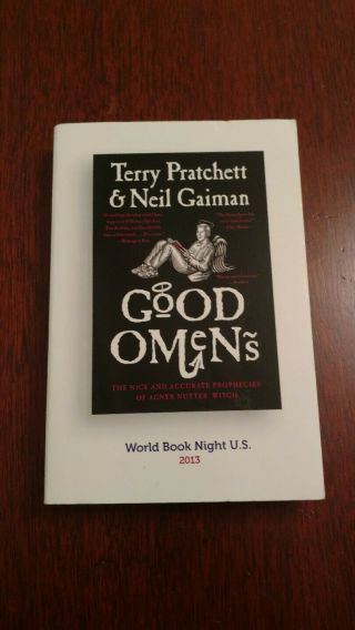 Rare World Book Night Edition 2013 Terry Pratchett,  Neil Gaiman Good Omens