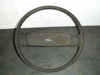 Vintage Chevy Vega Black Stock Oem Two Spoke Steering Wheel 1970s Rare