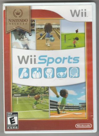 Wii Sports Nintendo Wii Game Nintendo Selects Rare Htf Complete With Booklet