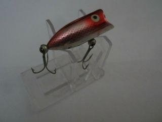Vintage Fishing Lure Heddon Tiny Lucky 13 Red