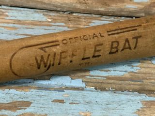 Rare Antique Vtg Early Mid 50s Official Wiffle Ball Bat Baseball Bat 32.  5 "