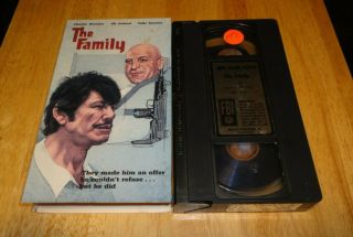 The Family (vhs,  1970) Charles Bronson Telly Salvalas Rare Action Sleaze