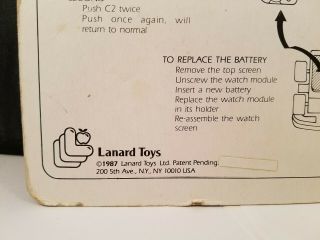 Vintage Rare 1987 pop top watch mobile lanard toys MIP 3