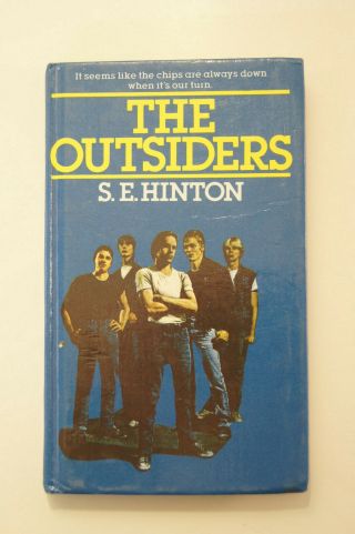The Outsiders S.  E.  Hinton Rare Hardback Cover Book Laurel Leaf Publishing