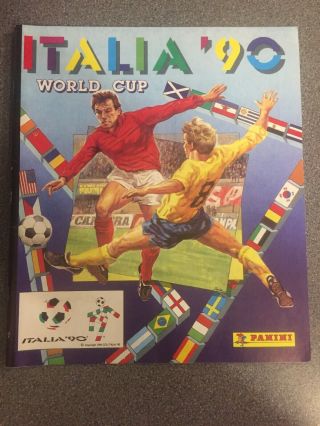 Very Rare (empty) Panini Italia 90 World Cup Sticker Album