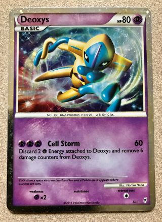 Deoxys Sl1 Pokemon Card | Call Of Legends | Ultra Rare Holo | Nm/mint