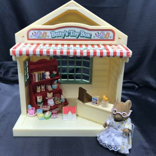 Calico Critters Sylvanian Families Betty’s Toy Box Retired Toy Shop Hazelwood