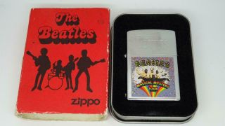 Beatles Rare Zippo Lighter,  Magical Mystery Tour,  Song Titles On Back,