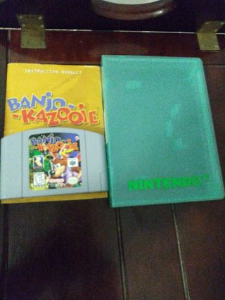 Banjo - Kazooie For Nintendo 64 Great N64,  Green Case And Booklet