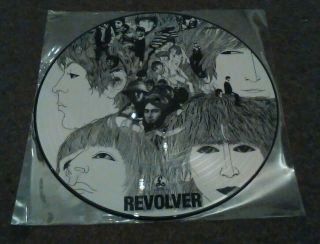 The Beatles - Revolver - Very Rare 12 " Vinyl Picture Disc Lp With Bonus Tracks