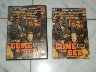 Come And See (dvd 2 - Disc Set) Kino Video Elem Klimov 2001 Rare Oop