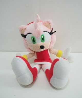 Rare Amy Rose Sonic The Hedgehog Sanei Sega Plush S 7 " Doll Japan