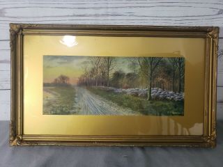 Antique George Howell Gay Water Color Print