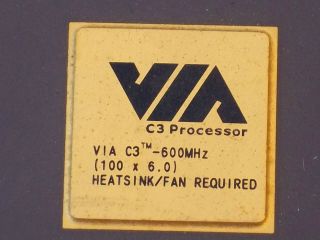 VIA C - 3 600 Mhz SOCKET 370 CPU@FULLY & WORKING@PGA 370@COLLECTABLE@RARE 2