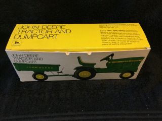 Rare Vintage John Deere 140 Lawn & Garden Tractor W/cart - Ice Cream Box 552
