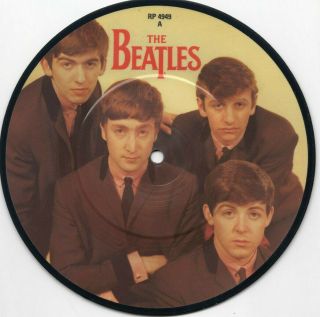 The Beatles Love Me Do/ps I Love You Rare 1982 Uk Emi 7 " Vinyl Picture Disc