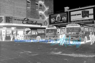 RARE negative 35mm of Charlesbourg Bus Company in Quebec City 2