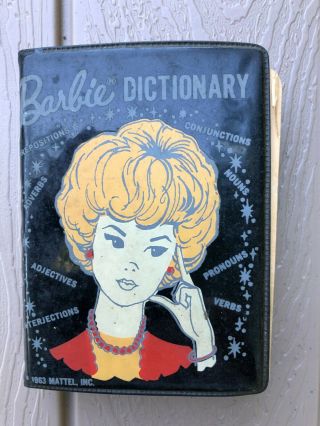 Rare Vintage Barbie Webster’s Dictionary 1959 Mattel