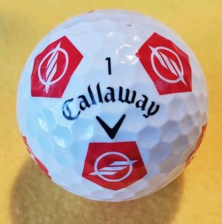 1 Extremely Rare 2018 " The Interform " Red/white Callaway Chrome Soft Truvis