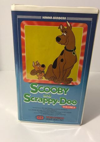 Scooby And Scrappy Doo: The Hairy Scare Of The Devil Bear (vhs,  1986) Cartoon Rare