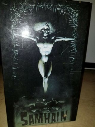 Samhain 5 Disc Cd Box Set,  Vhs Tape & Comic Book Danzig Misfits Oop Rare