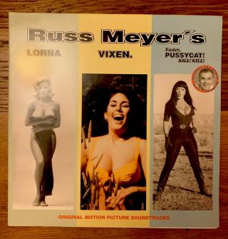 Russ Meyer Vinyl Ost 2 Lps Faster Pussycat Kill Kill Lorna Vixen Rare