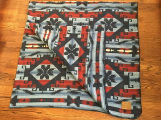 Rare Vintage Ralph Lauren Cartwright Aztec Queen 100 Cotton Blanket Made In Usa