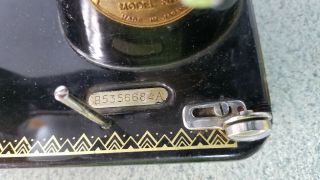 Antique Vintage SEWMOR Model 303 Sewing Machine 