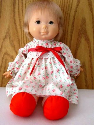 Fisher Price Baby Ann Lapsitter Doll 204 With Dress Ex.  Cond