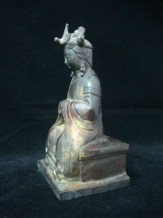 Very Rare Old Chinese Gilt Bronze 