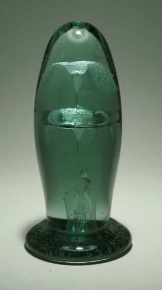 Antique Victorian English Green Glass 