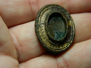 Roman Romano British Gilt Bronze Umbonate Fibula Brooch Metal Detecting Detector