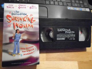 Rare Oop The Incredible Shrinking Woman Vhs Film 1981 Sci Fi Lily Tomlin Grodin