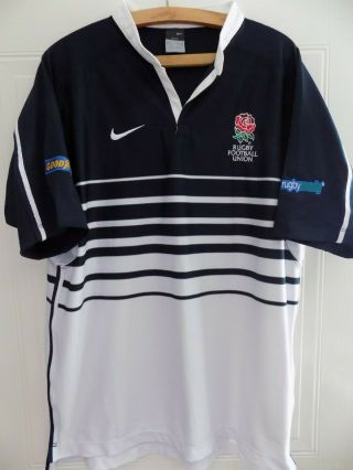 Nike England Rugby Union Very Rare Shirt Top Jersey Mens Large