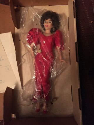 Vintage World Doll Dynasty Alexis Colby - Joan Collins Doll W Box Box Has Damage