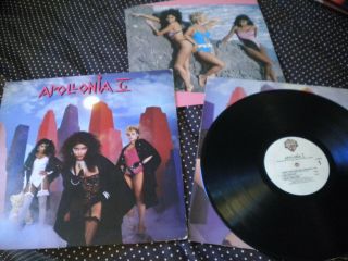 Apollonia 6 Lp Rare Prince & The Revolution Orig 1984 W/ Poster & Photo Inner
