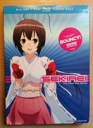 Sekirei Complete Season One 1 Blu - Ray/dvd Combo Pack Anime Rare Region A