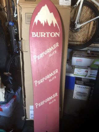 1980’s Vintage Burton Performer Elite 150cm Vermont - Austria Rare Snowboard OG 2