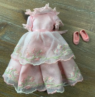 Vintage Penny Brite Deluxe Reading - Flower Girl Pink Dress & Shoes