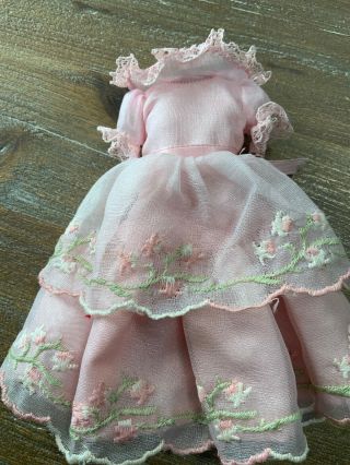 vintage Penny Brite Deluxe Reading - Flower Girl Pink Dress & Shoes 2