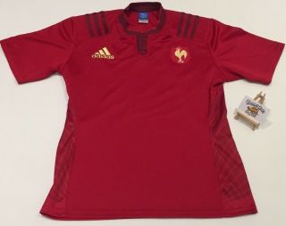 Adidas France Rugby World Cup 2015 Alternate Shirt Uk Xl 