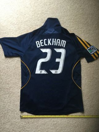 ⚽ Adidas Rare La Galaxy David Beckham Mls Football Shirt Retro Soccer ⚽