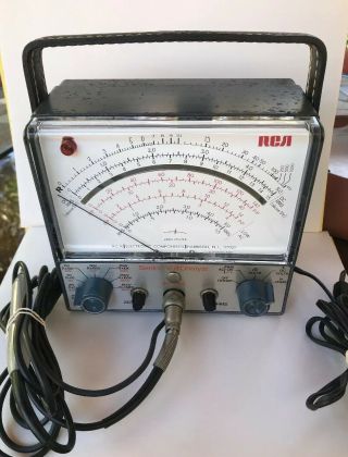 (1) Vintage Rca Senior Voltohmyst Wv - 98c Multimeter Usa