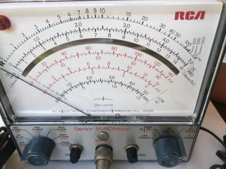 (1) Vintage RCA Senior VoltOhmyst WV - 98C Multimeter USA 3