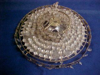 Antique Spectra Basket Style Swarovski Crystal Chandelier Light Lamp 12 Inch