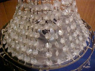 Antique SPECTRA Basket style swarovski Crystal Chandelier Light LAMP 12 INCH 2