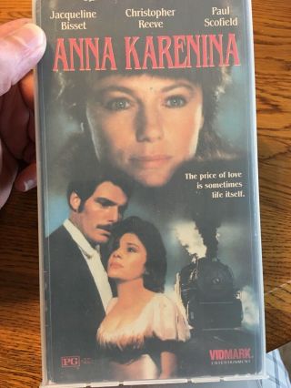 Anna Karenina Vhs Rare 1985 Tv Movies With Jacqueline Bisset - Christopher Reeve
