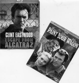 Escape From Alcatraz • Paint Your Wagon / 2 Rare Clint Eastwood Gems • Like